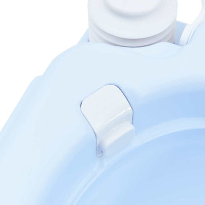 Camping Toilet Lichtblauw en Wit 41,5 x 36,5 x 42 cm Polyetheen