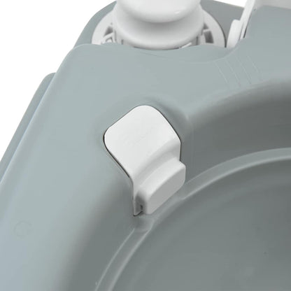 Camping Toilet Grijs 41.5 x 36.5 x 42 cm Kunststof
