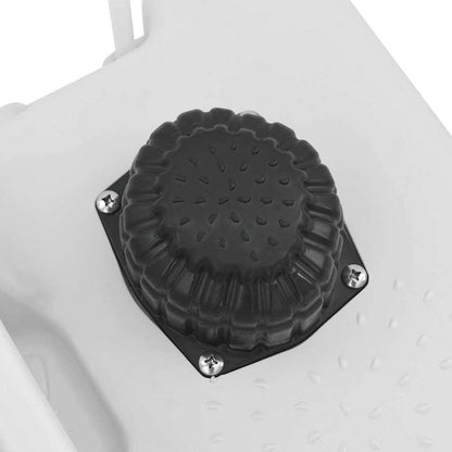 Camping wasstandaard Grijs 50.5 x 33 x 103 cm Kunststof