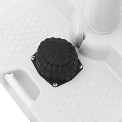 Camping wasstandaard Grijs 72 x 42 x 103 cm Kunststof