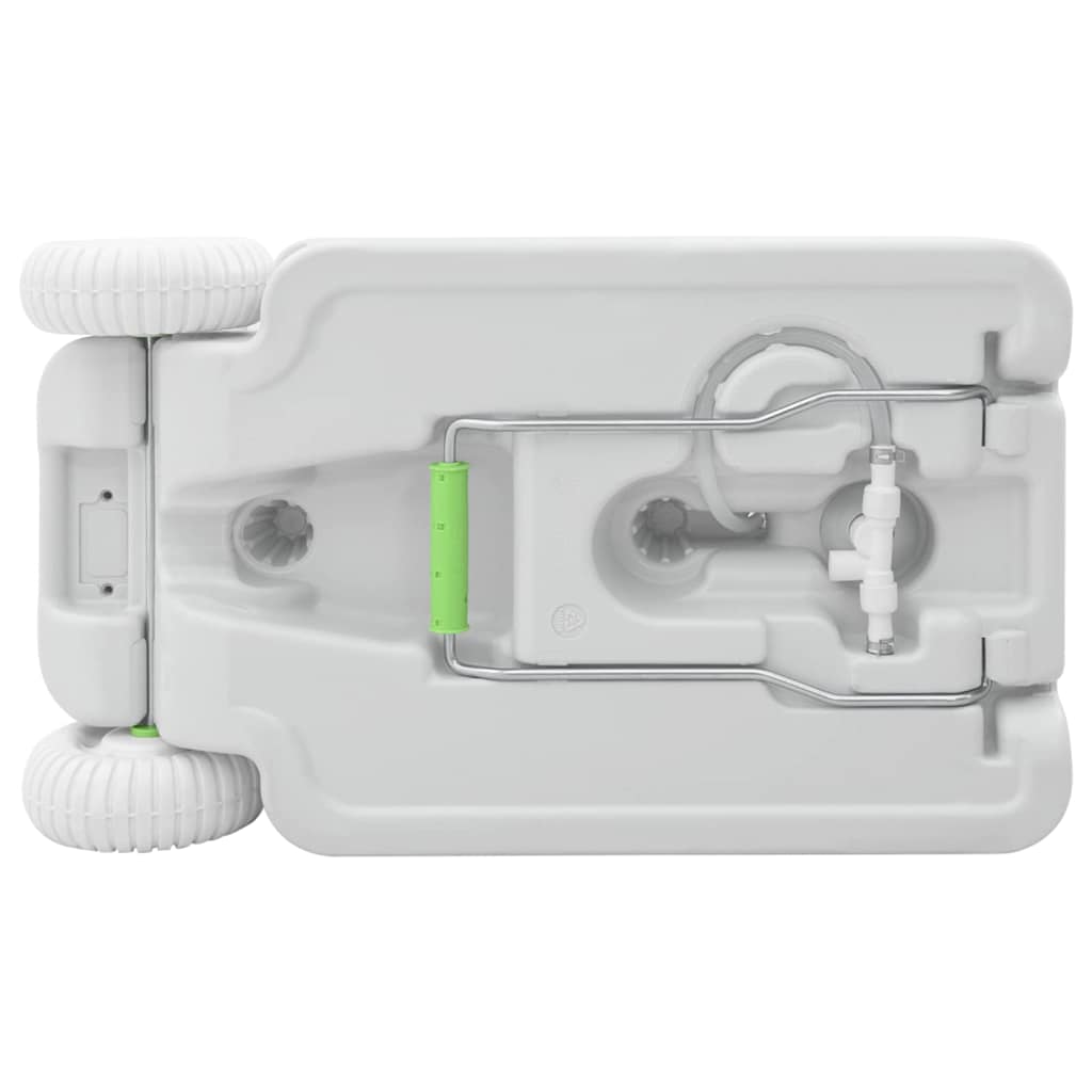 Camping wasstandaard Grijs 72 x 42 x 103 cm Kunststof