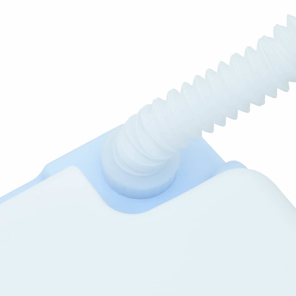 Camping Toilet 2 pcs Blauw en Wit Hoogwaardig polyethyleen