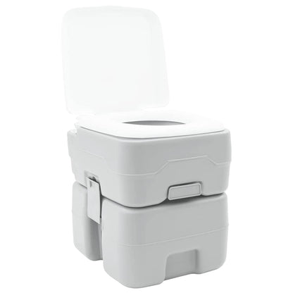 Camping Toilet Grijs 41.5 x 36.5 x 42 cm