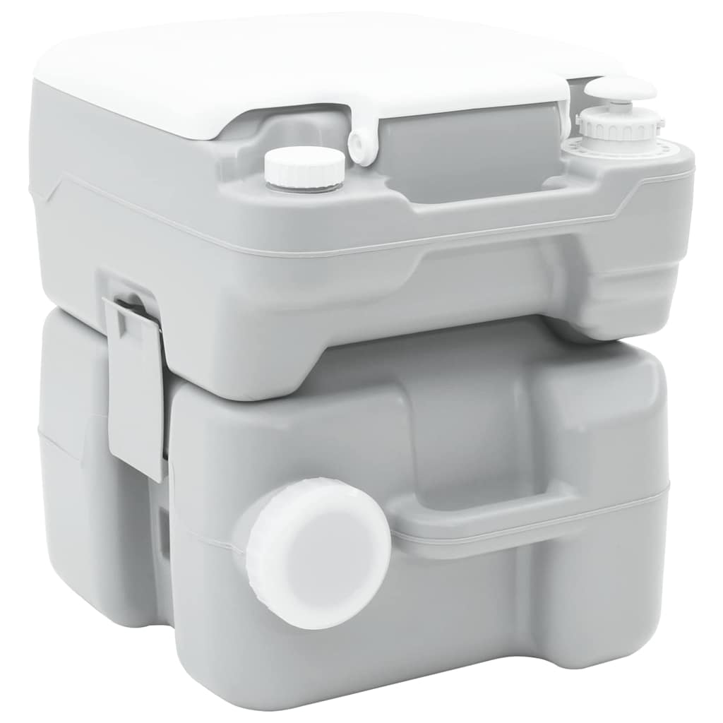Camping Toilet Grijs 41.5 x 36.5 x 42 cm