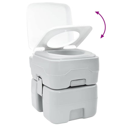 Camping Toilet Grijs 41.5 x 36.5 x 42 cm