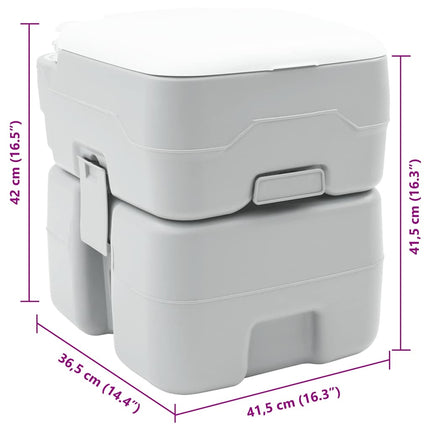 Camping Toilet 41,5 X 36,5 X 42 Cm
