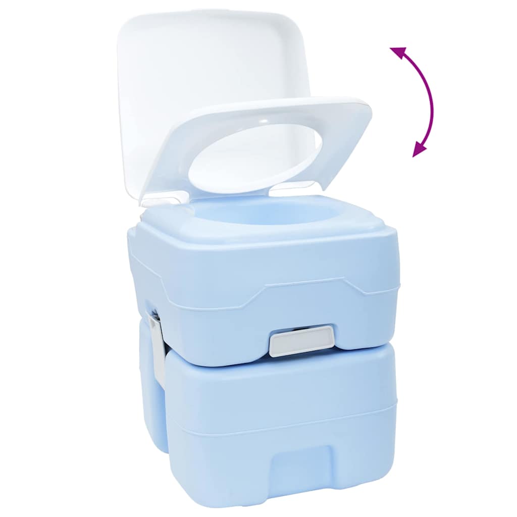 Camping Toilet Blauw 41.5 x 36.5 x 42 cm