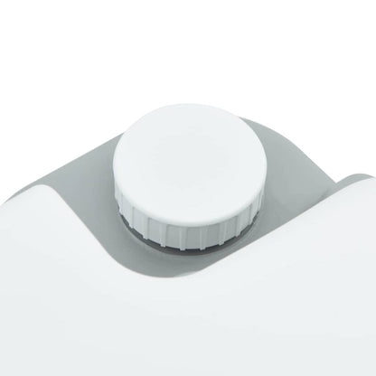 Camping Toilet Grijs en Wit 41,5 x 36,5 x 37,5 cm Polyetheen