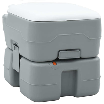 Camping Toilet Grijs en Wit 41,5 x 36,5 x 37,5 cm Polyetheen