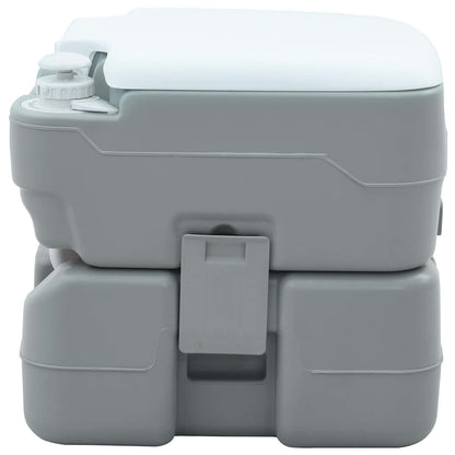 Camping Toilet Grijs en Wit 41,5 x 36,5 x 37,5 cm Polyetheen