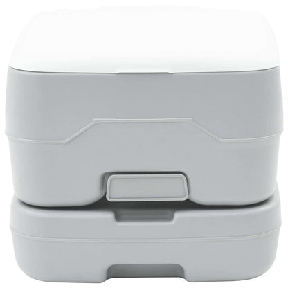 Camping Toilet Grijs en Wit 41,5 x 36,5 x 30 cm Polyetheen