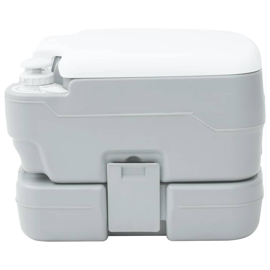 Camping Toilet Grijs en Wit 41,5 x 36,5 x 30 cm Polyetheen