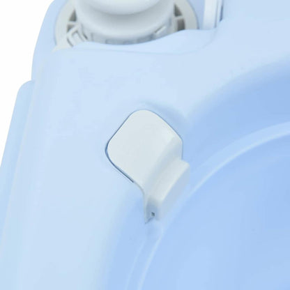 Camping Toilet Lichtblauw en Wit 41,5 x 36,5 x 30 cm Polyetheen