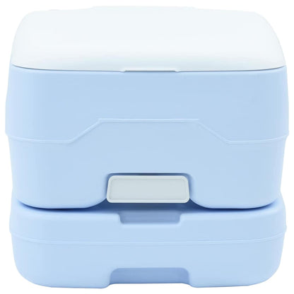 Camping Toilet Lichtblauw en Wit 41,5 x 36,5 x 30 cm Polyetheen