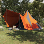 Grijs en oranje