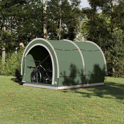 Fietstent Met Dak Met Opslag 256 X 222 X 182 Cm Taft