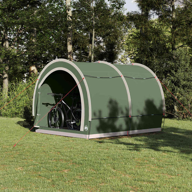 Fietstent Met Dak Met Opslag 256 X 222 X 182 Cm Taft