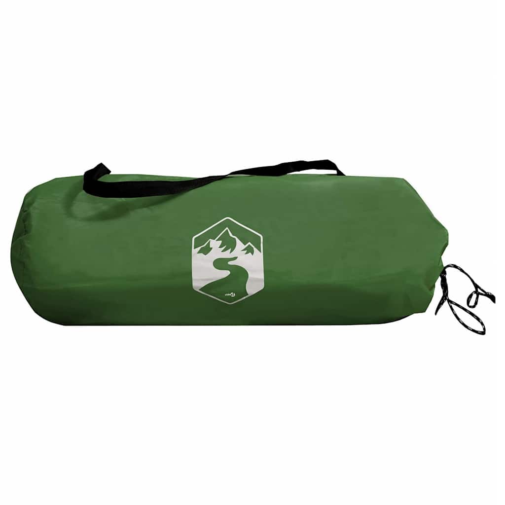 Fietstent met dak met opslag Groen 210 x 90 x 174 cm