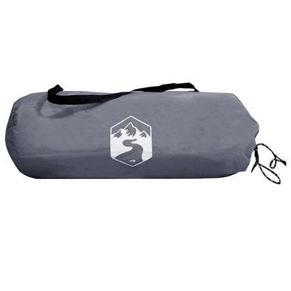 Fietstent met dak met opslag Grijs en Oranje 210 x 90 x 174 cm