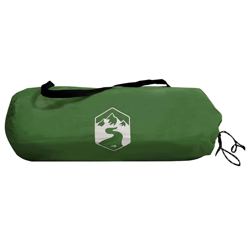 Fietstent met dak met opslag Groen 218 x 156 x 180 cm