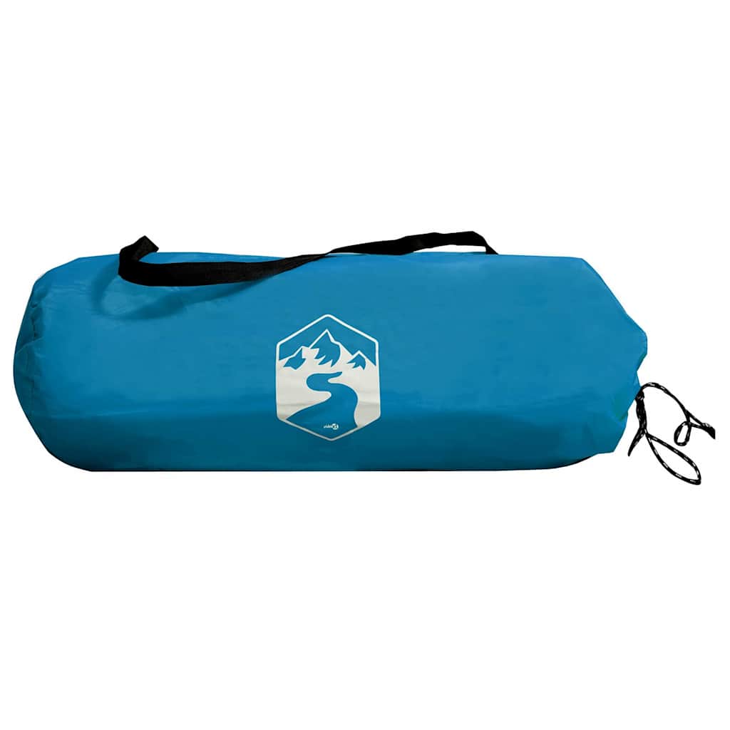 Fietstent met dak met opslag Blauw 218 x 156 x 180 cm