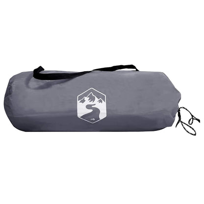 Fietstent met dak met opslag Grijs en Oranje 218 x 156 x 180 cm