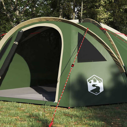 Camping Tent met dak Groen 308 x 268 x 130 cm Polyester