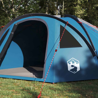 Camping Tent met dak Blauw 308 x 268 x 130 cm Polyester
