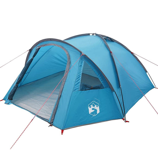 Camping Tent met dak Blauw 308 x 268 x 130 cm Polyester