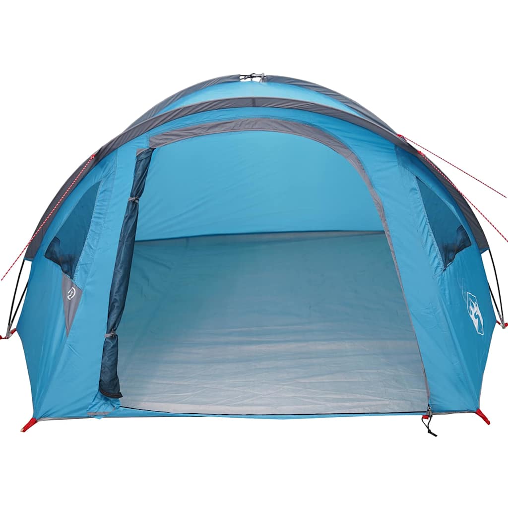 Camping Tent met dak Blauw 308 x 268 x 130 cm Polyester
