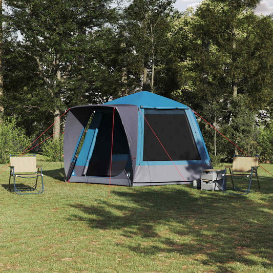 Camping Tent Blauw 420 x 420 x 227 cm Polyester