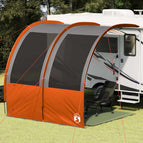250 x 260 x 260 cm / Grijs en oranje