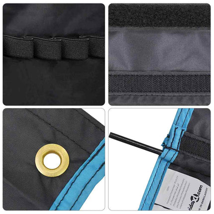 Opslagzak Met Opslag Zwart En Blauw 161 X 58,5 Cm Oxford