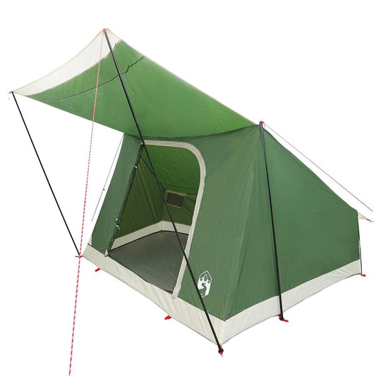Camping Tent met dak met opslag Groen 282 x 225 x 154 cm taft
