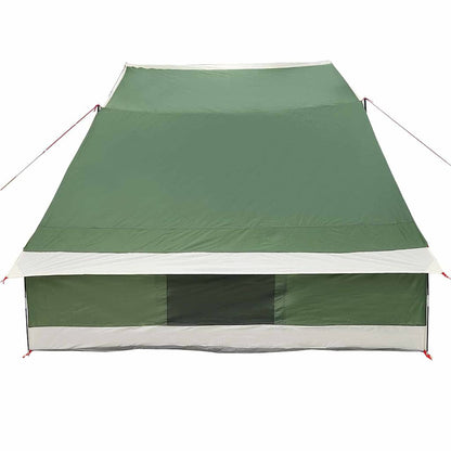 Camping Tent met dak met opslag Groen 282 x 225 x 154 cm taft