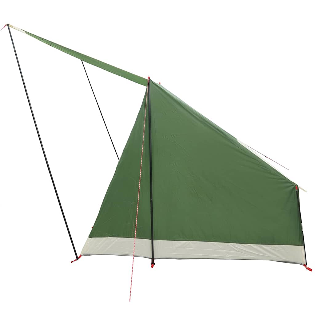 Camping Tent met dak met opslag Groen 282 x 225 x 154 cm taft