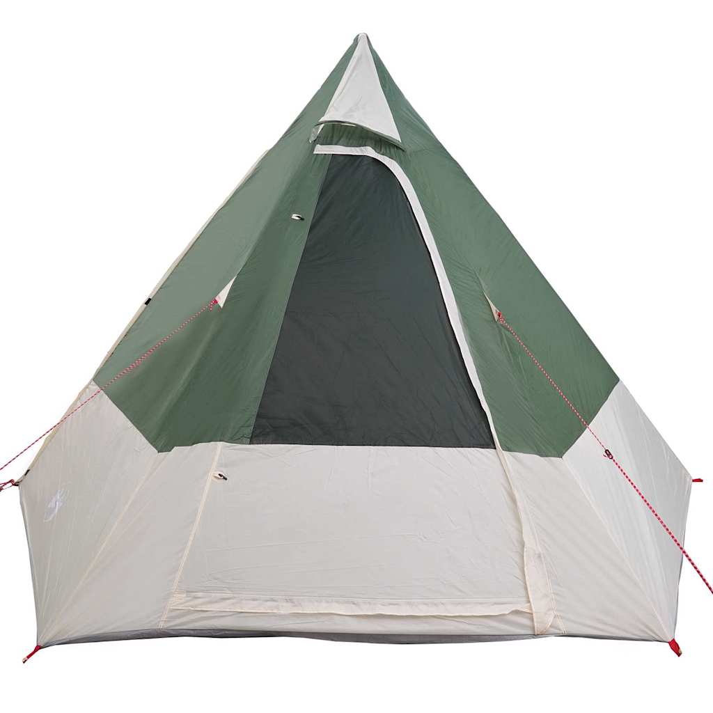 Camping Tent met dak met opslag Groen 482 x 360 x 227 cm taft