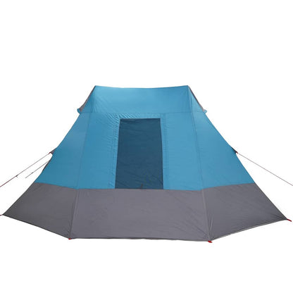 Camping Tent met dak met opslag Blauw 482 x 360 x 227 cm taft