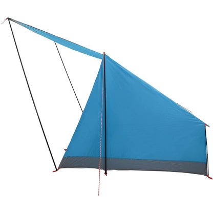 Camping Tent met dak met opslag Blauw 223 x 163 x 130 cm taft
