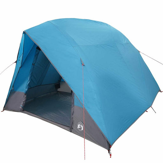 Camping Tent met dak met opslag Blauw 275 x 230 x 140 cm taft