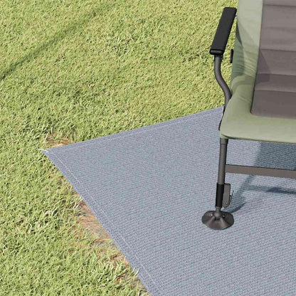 Tenttapijt Blauw En Grijs Polyetheen Blauw-Grijs