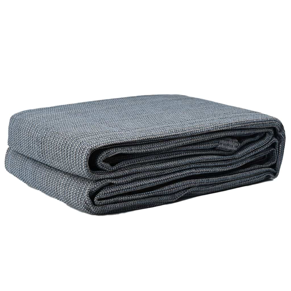 Tenttapijt Blauw En Grijs Polyetheen Blauw-Grijs