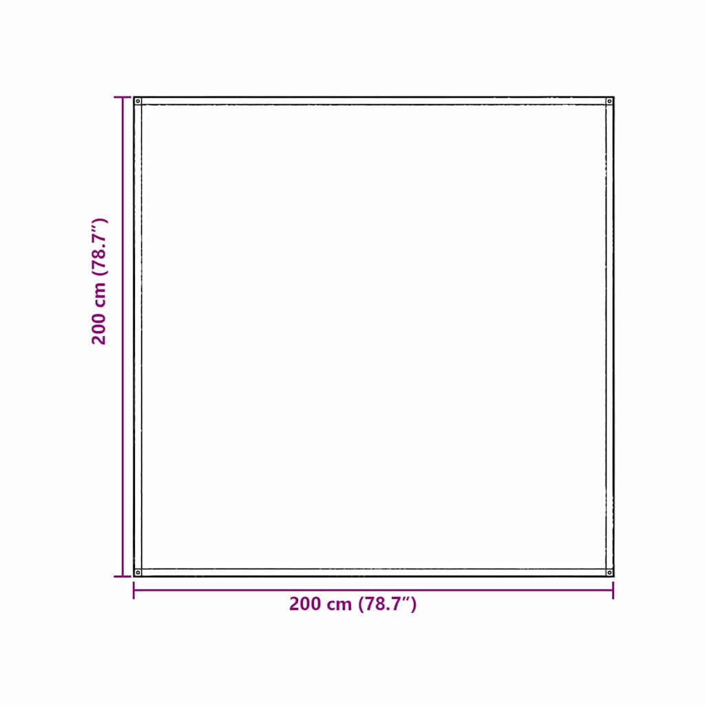 Tenttapijt Blauw En Grijs Polyetheen Blauw-Grijs