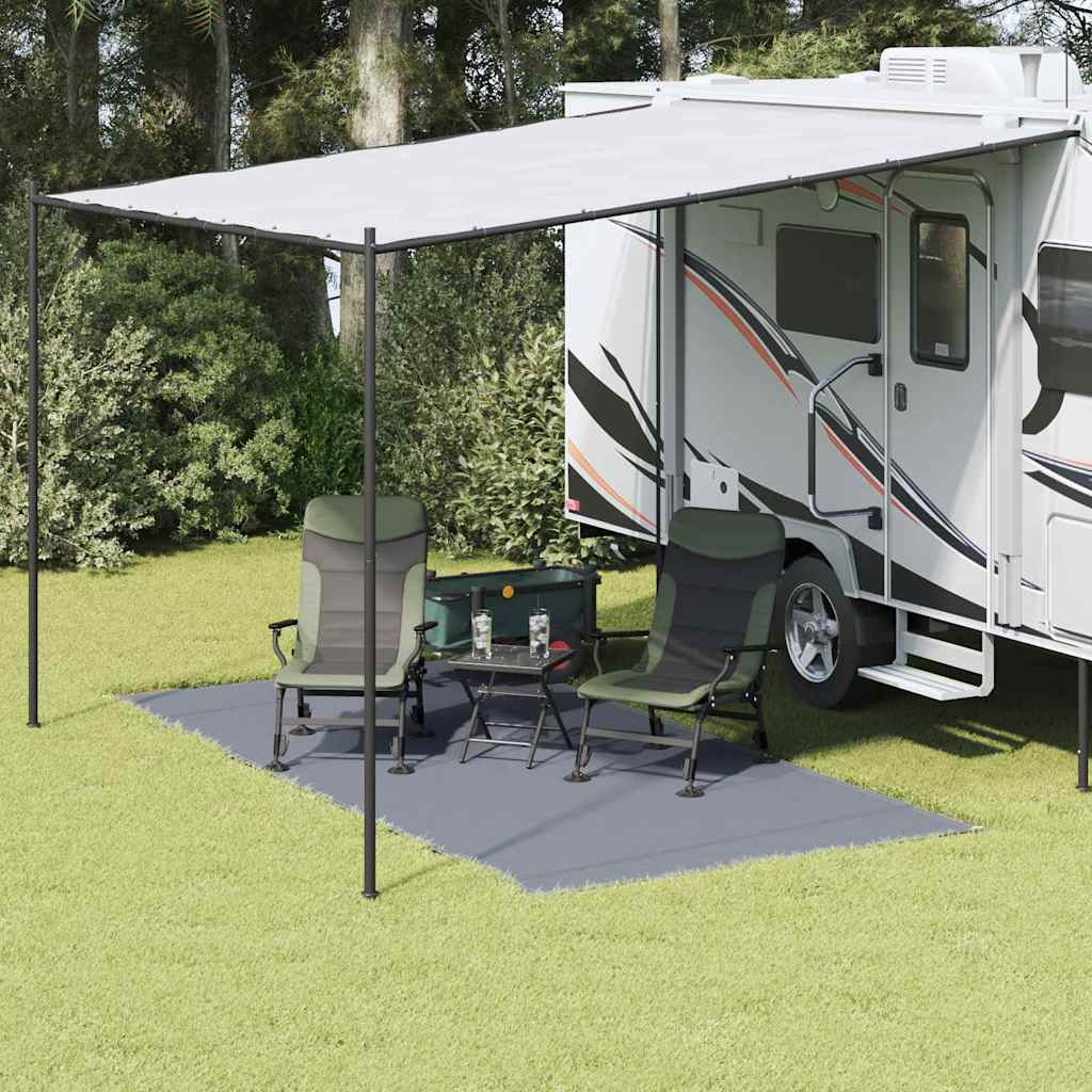 Tenttapijt Blauw En Grijs Polyetheen Blauw-Grijs