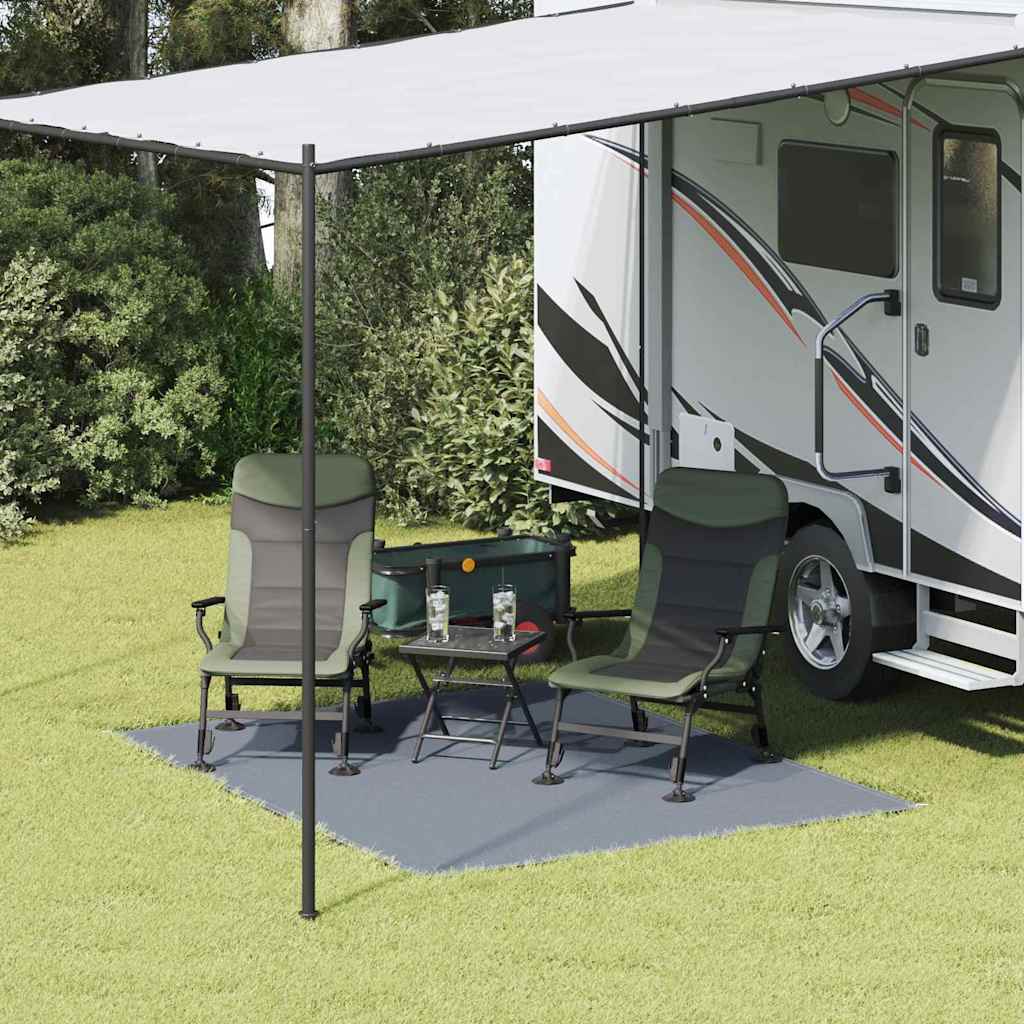 Tenttapijt Blauw En Grijs Polyetheen Blauw-Grijs