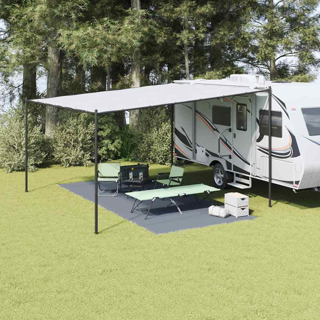 Tenttapijt Blauw En Grijs Polyetheen Blauw-Grijs