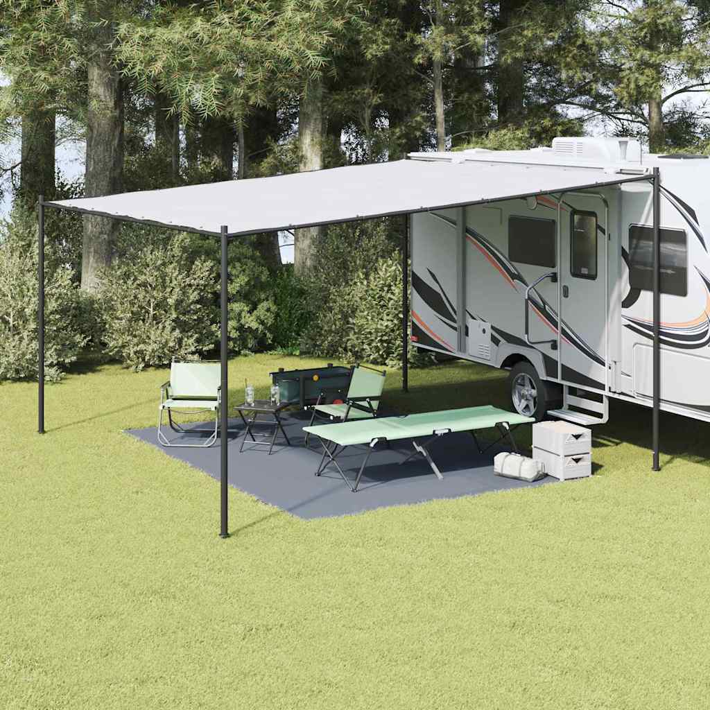Tenttapijt Blauw En Grijs Polyetheen Blauw-Grijs