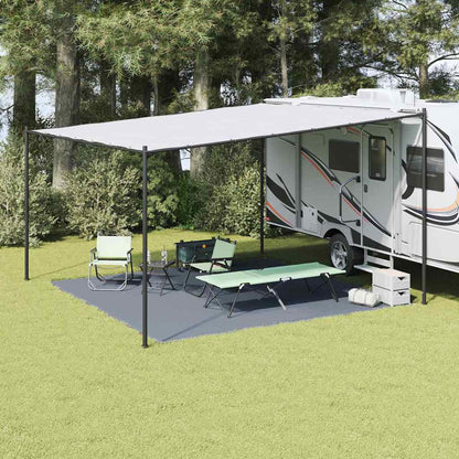 Tenttapijt Blauw En Grijs Polyetheen Blauw-Grijs