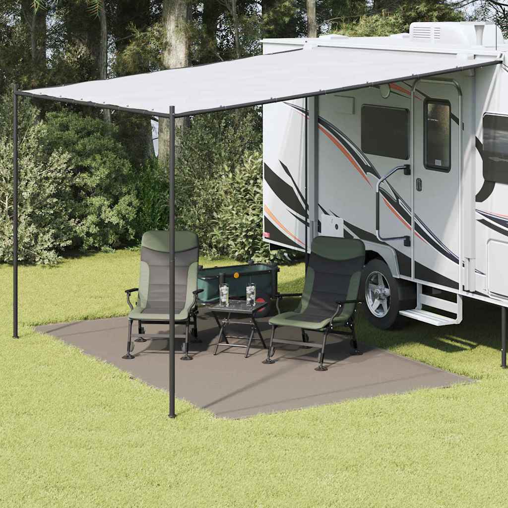 Tenttapijt 500 × 300 Cm Polyetheen Lichtgrijs