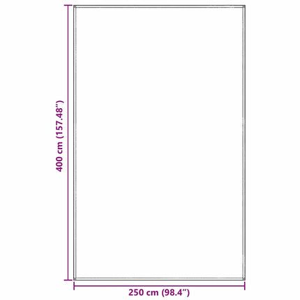 Tenttapijt 400 X 250 Cm Polyetheen Lichtgrijs